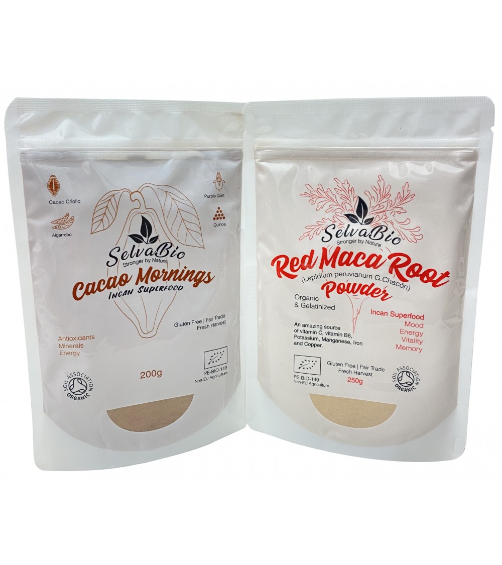 Raíz de Maca Roja + Cacao Mornings