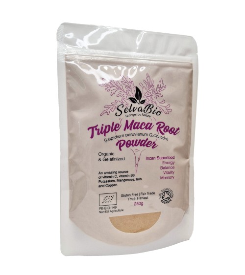 Organic Gelatinized Triple Maca Root Powder