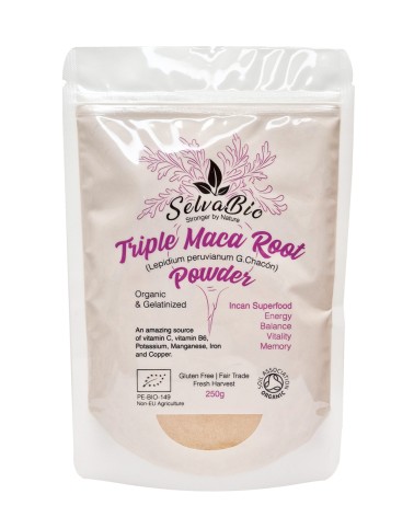 Organic Gelatinized Triple Maca Root Powder