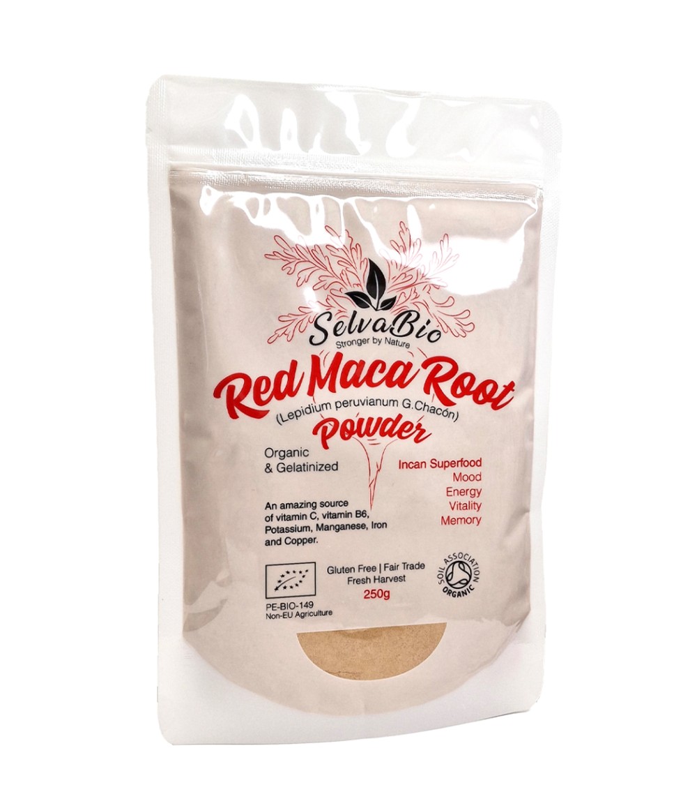 Organic Gelatinized Red Maca Root Powder