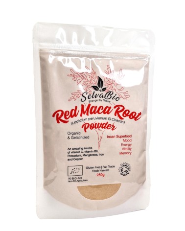 Raíz de Maca Roja Orgánica Gelatinizada