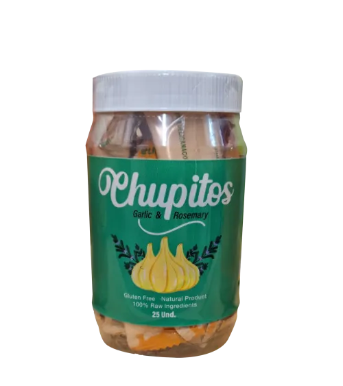 Chupitos Natural Cane Honey with Garlic and Rosemary