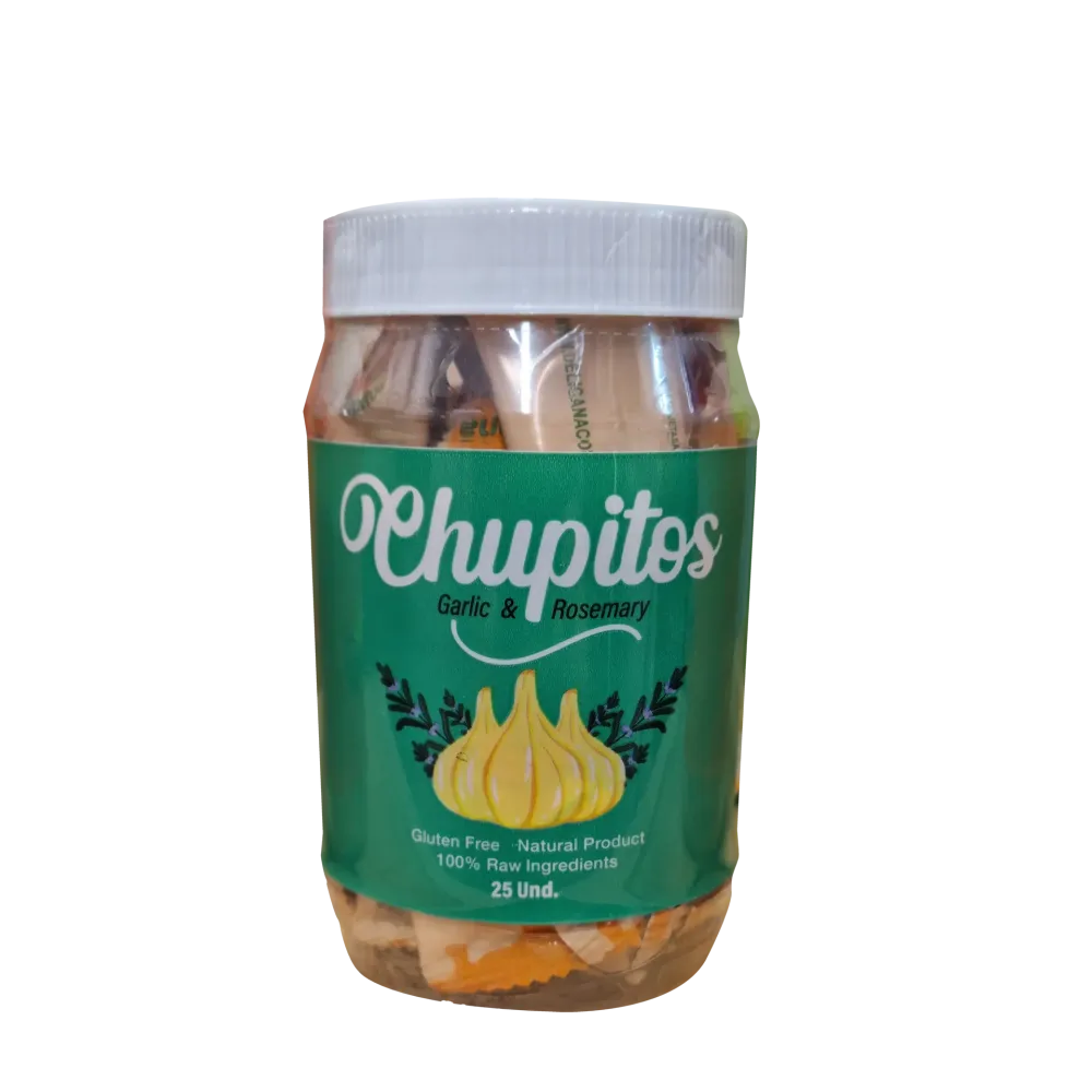 Chupitos Natural Cane Honey with Garlic and Rosemary