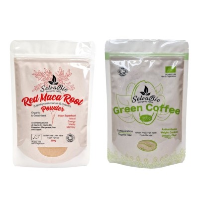 Raíz de Maca Roja + Café Verde