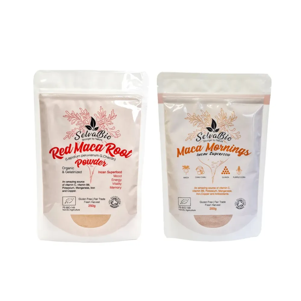 Raíz de Maca Roja + Maca Mornings