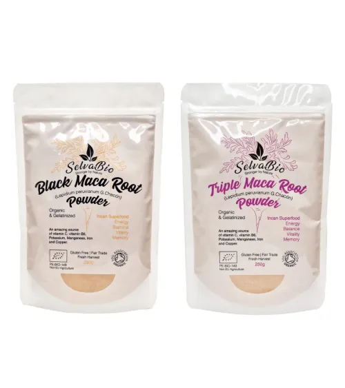 Raíz de Maca Negra + Triple Maca