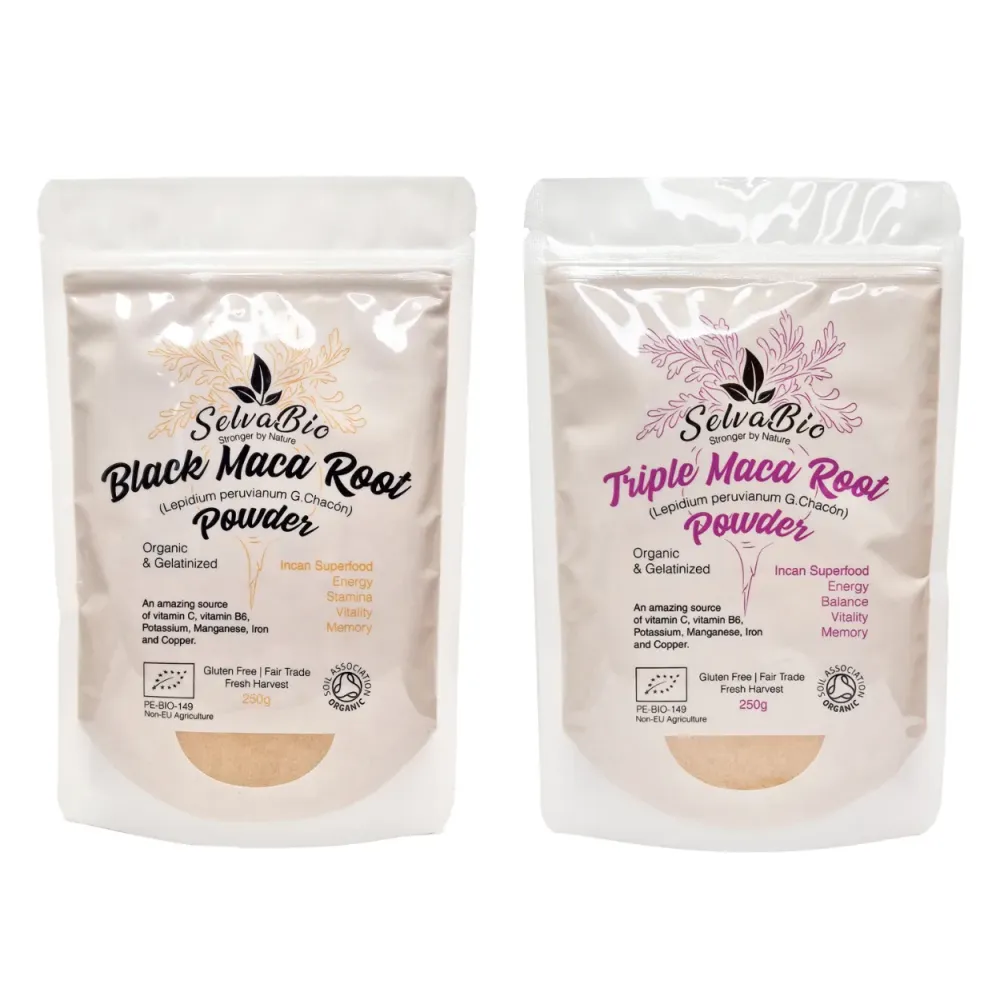 Raíz de Maca Negra + Triple Maca