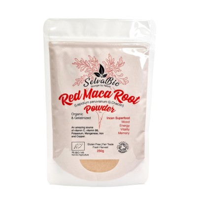 Organic Gelatinized Red Maca Root Powder