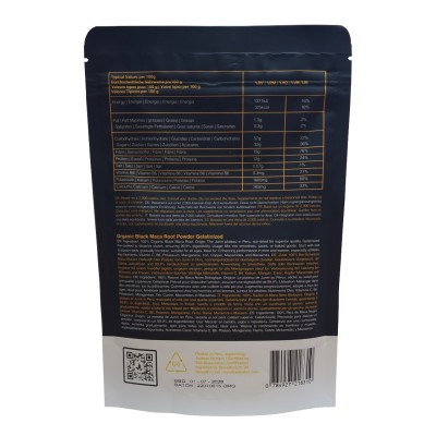 Organic Black Maca Root Powder Gelatinized