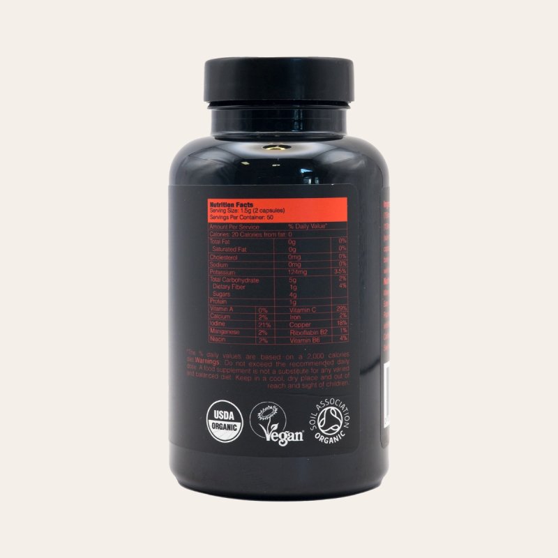 Organic Gelatinized Red Maca Root Capsules - Vegan