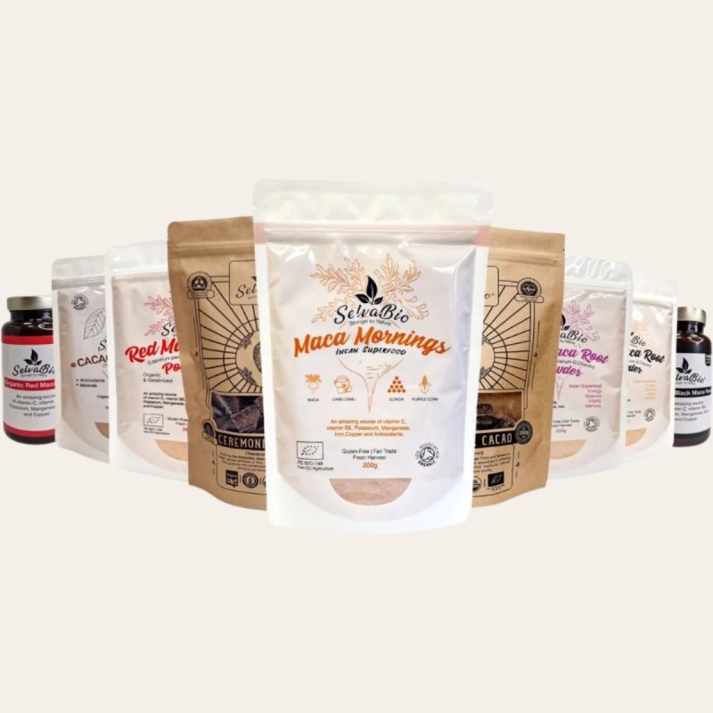 Maca Mornings, Organic Blend Raw Powder