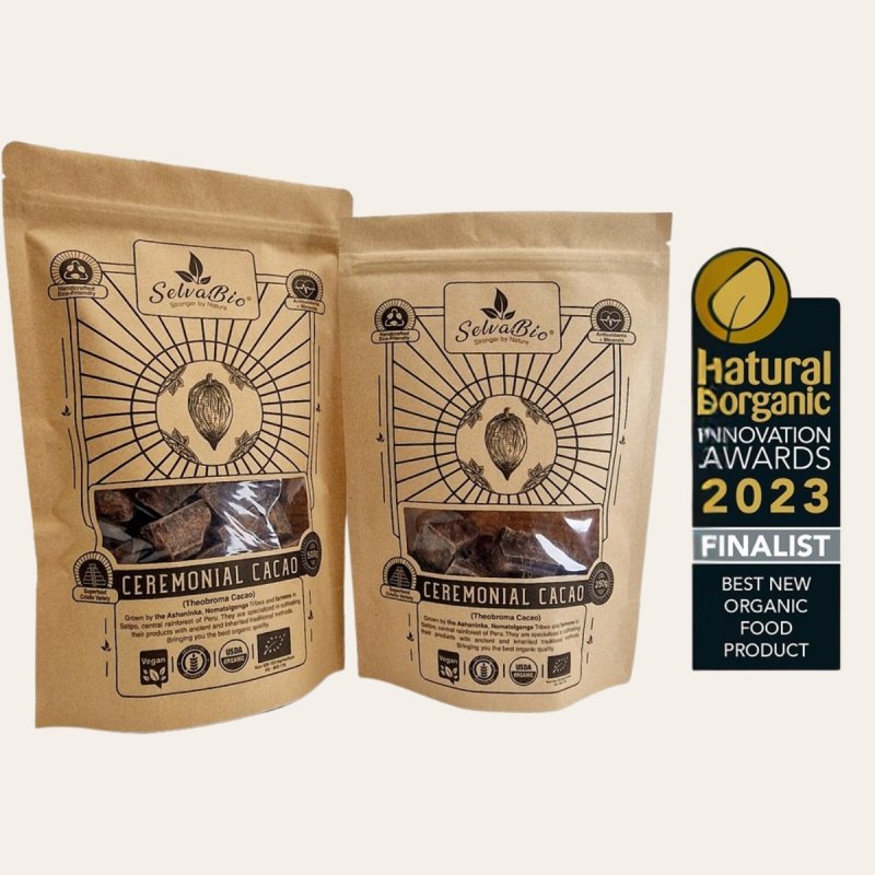 Cacao Ceremonial Orgánico, 500g, de la Tribu Ashaninka en Perú