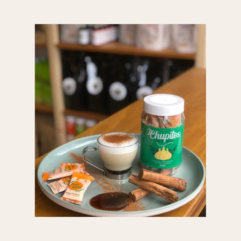 Chupitos Miel de Caña con Ajo y Romero