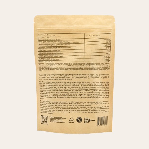 Ashaninka Ceremonial Cacao - 1kg - From Peru 2