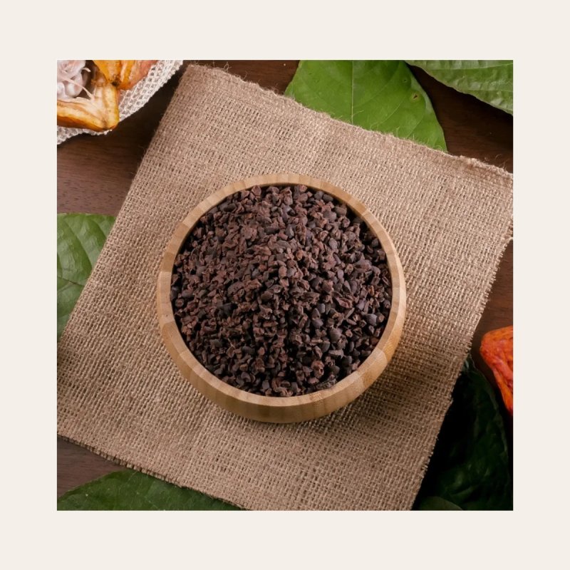 Cacao Nibs Endulzados con Yacon, 10 Unidades
