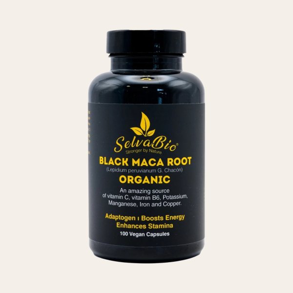 Black Maca Capsules 750mg