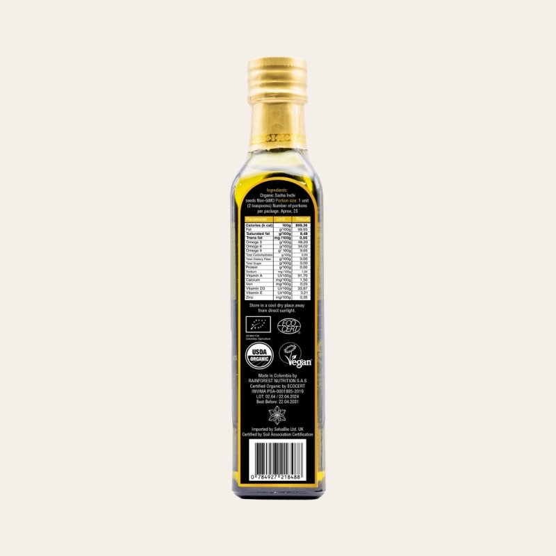 Cold-Pressed Sacha Inchi Oil 250ml