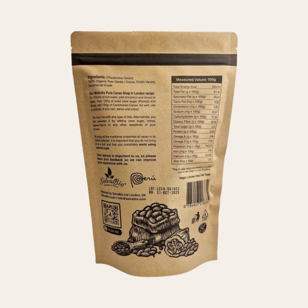 Ashaninka Ceremonial Cacao 250g 2