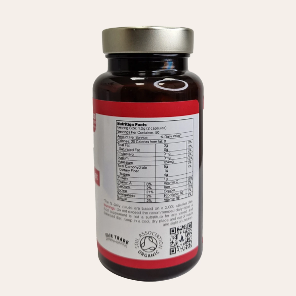 Organic Red Maca Root Capsules - Vegan - 500mg 2