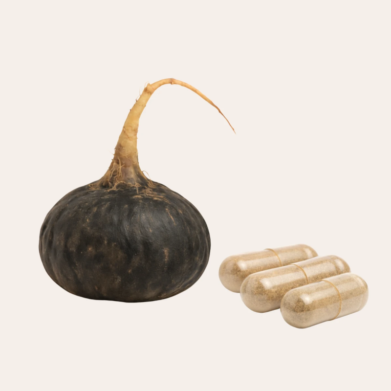 Cápsulas de Raíz Maca Negra Orgánica - Veganas - 750mg