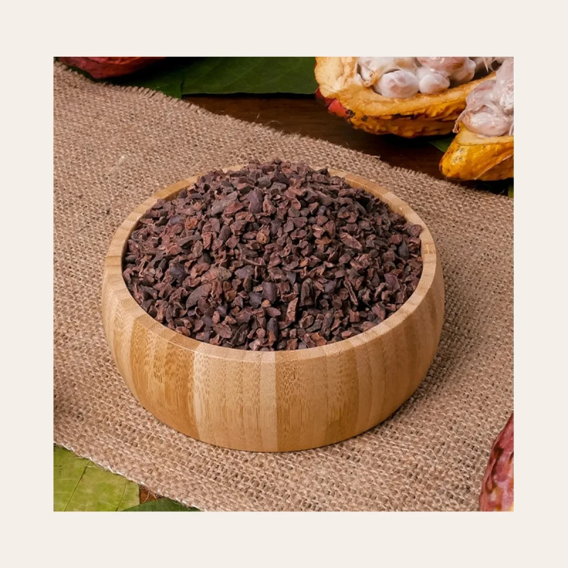 Nibs de Cacao Crudo Orgánico - Variedad Criolla - De Perú - 250g