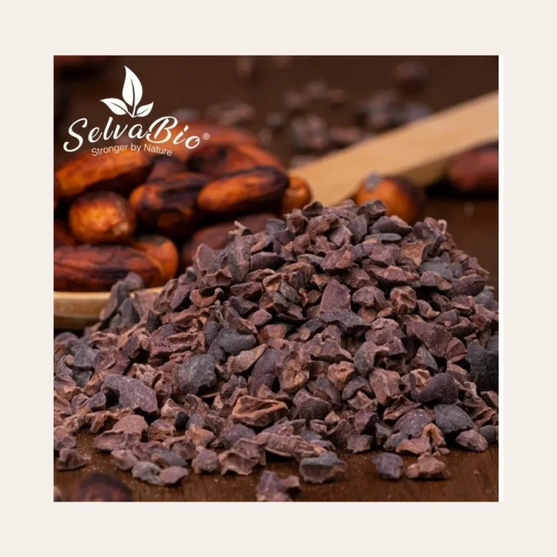 Organic Raw Cacao Nibs - Criollo Variety - From Peru - 250g