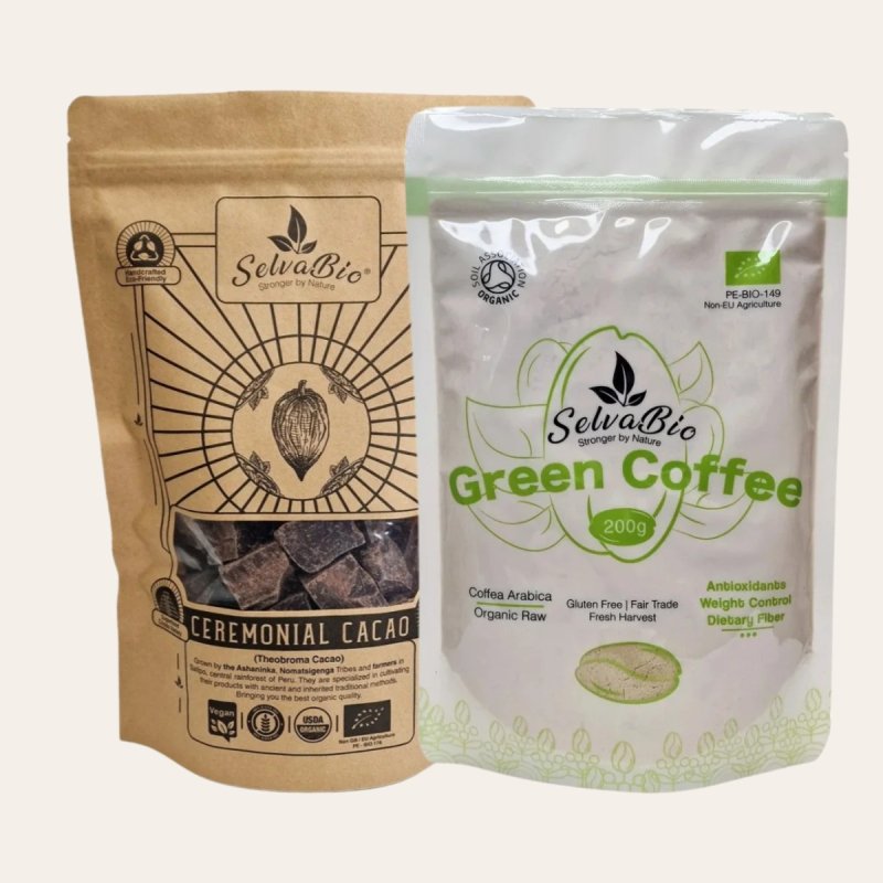 Ceremonial Cacao 500g + Green Coffee Powder