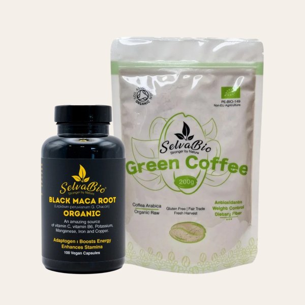 Black Maca Capsules + Green Coffee