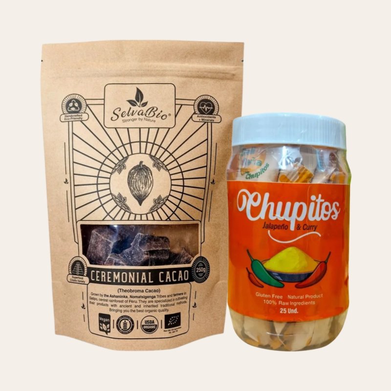 Ceremonial Cacao 250g + Colombian Chai