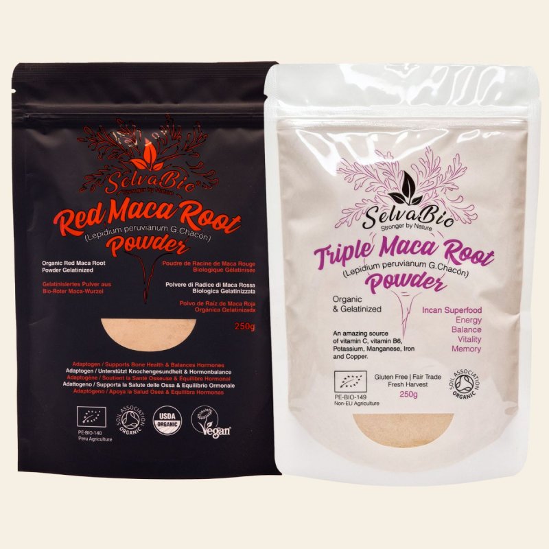 Red Maca Root 250 g + Triple Maca Root 250g