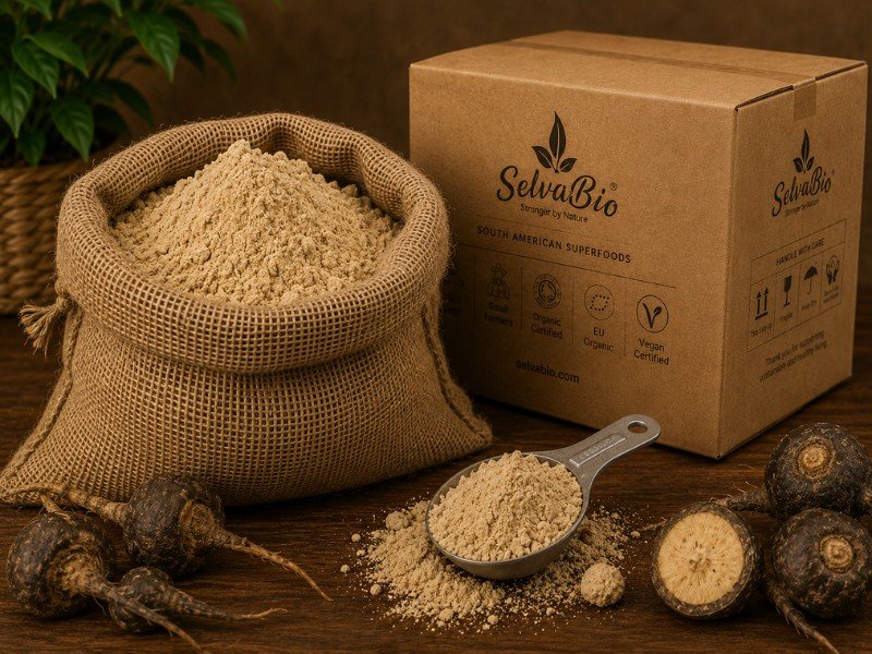 Organic Black Maca Root Powder Bulk