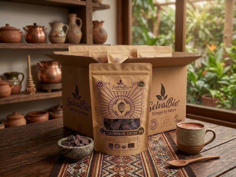SelvaBio Organic Cacao Paste Chunks 1kg