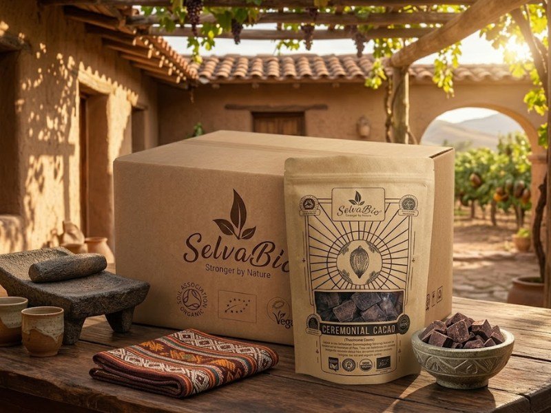 SelvaBio Organic Cacao Paste Chunks 500g