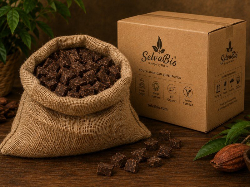Organic Ceremonial Cacao Chunks Bulk